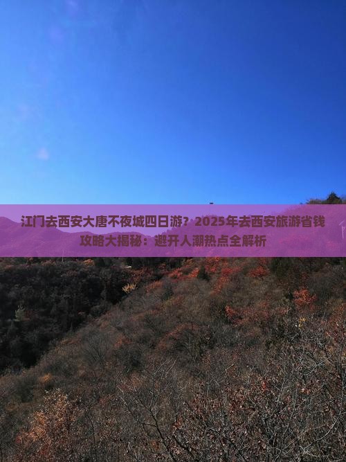江门去西安大唐不夜城四日游