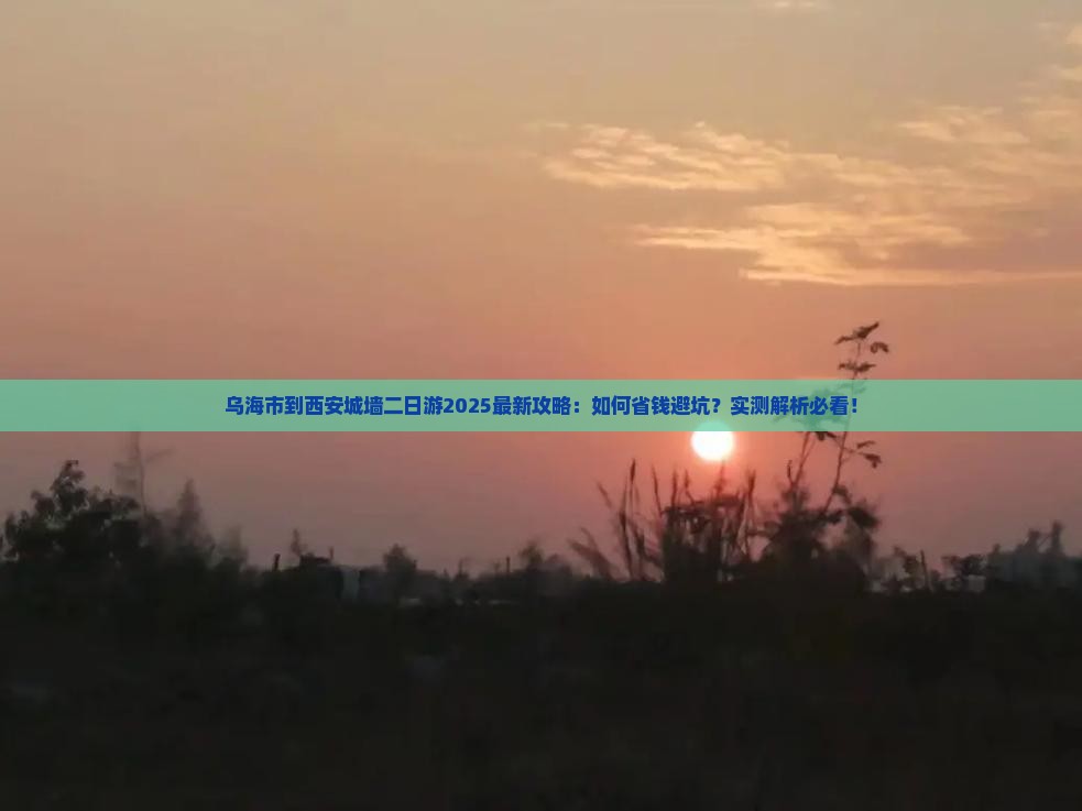 乌海市到西安城墙二日游