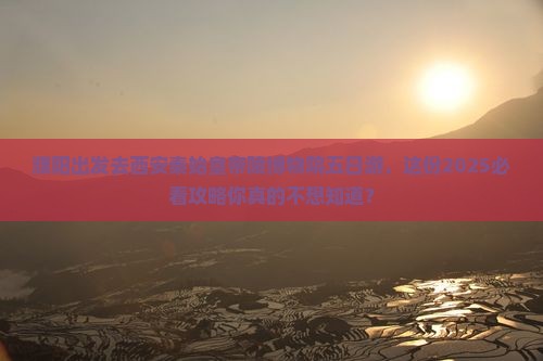濮阳去西安秦始皇帝陵博物院五日游