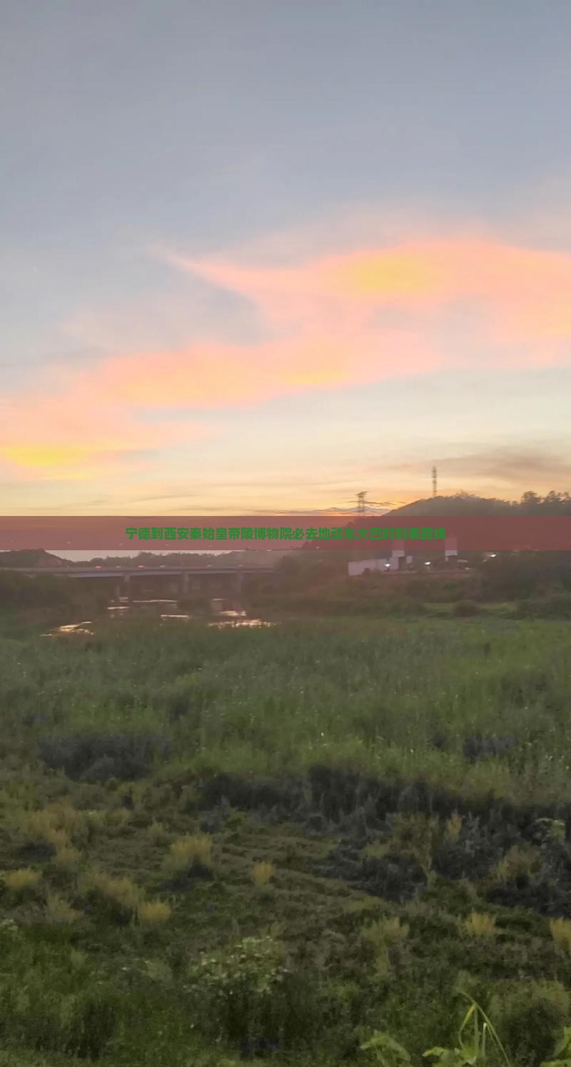 宁德到西安秦始皇帝陵博物院必去地