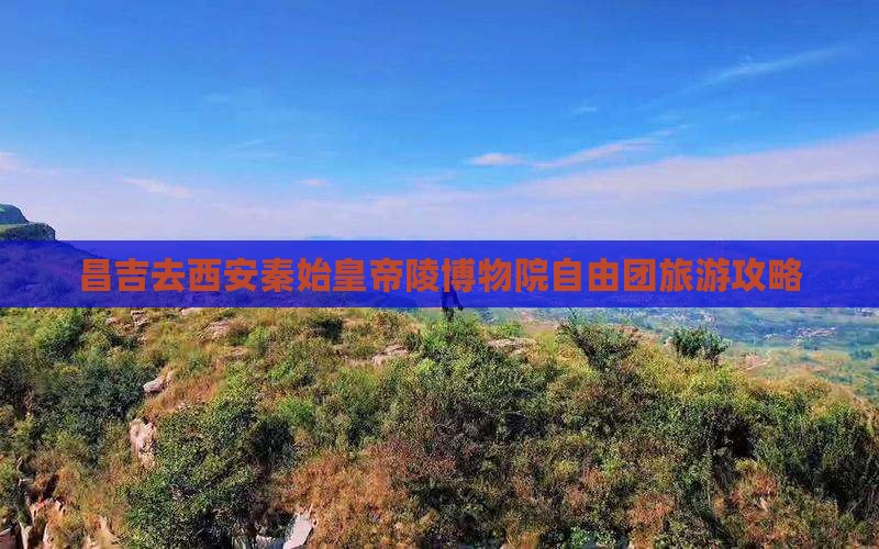 昌吉去西安秦始皇帝陵博物院自由团