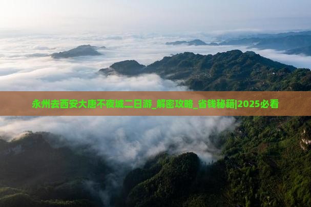永州去西安大唐不夜城二日游
