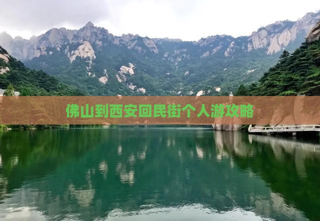 佛山到西安回民街个人游