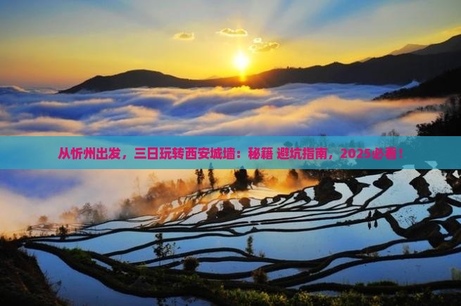 忻州去西安城墙三日游