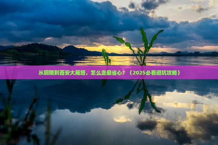 铜陵到西安大雁塔景点