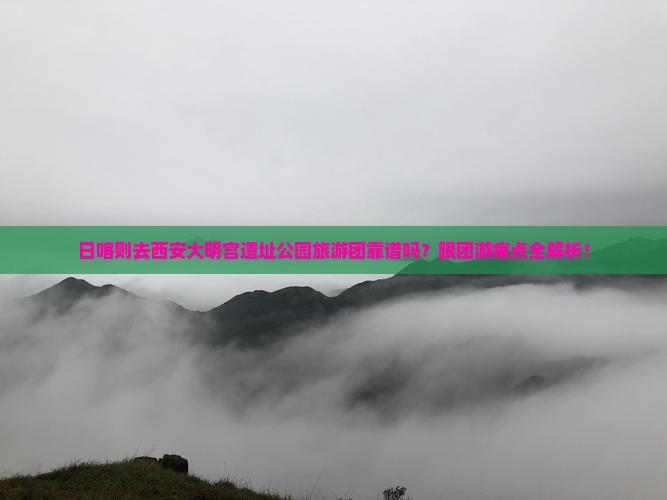 日喀则去西安大明宫国家遗址公园大型旅游团