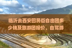 临沂去西安回民街自由团