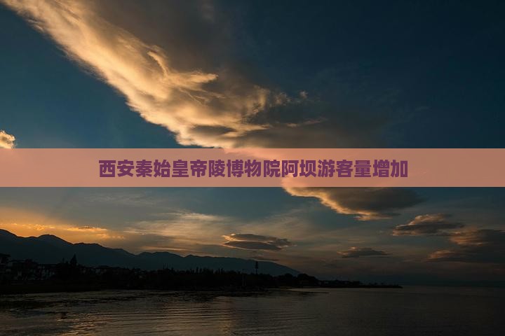 阿坝去西安秦始皇帝陵博物院旅游