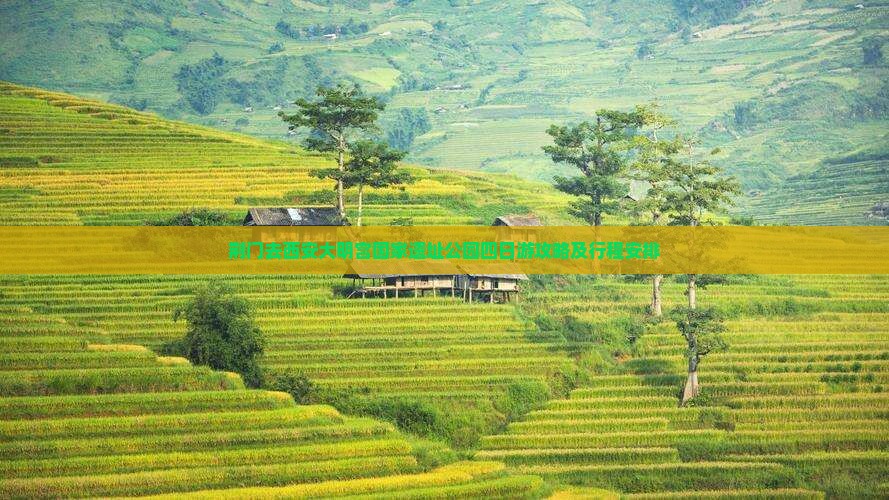 荆门去西安大明宫国家遗址公园四日游
