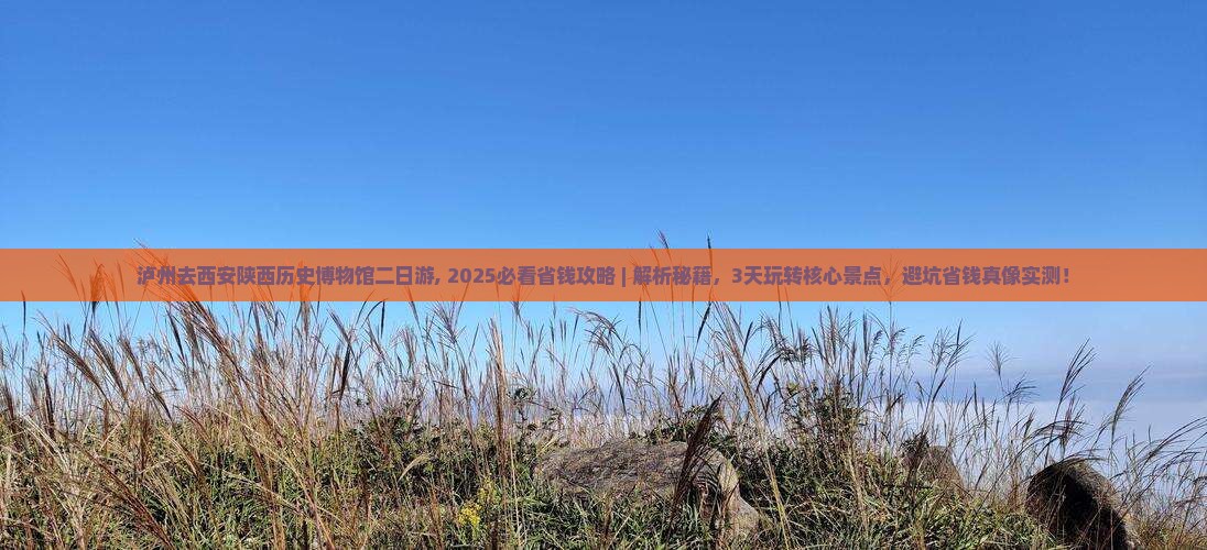 泸州去西安陕西历史博物馆二日游