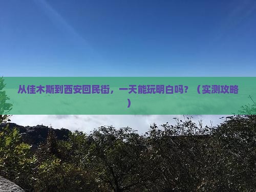 佳木斯到西安回民街一日游