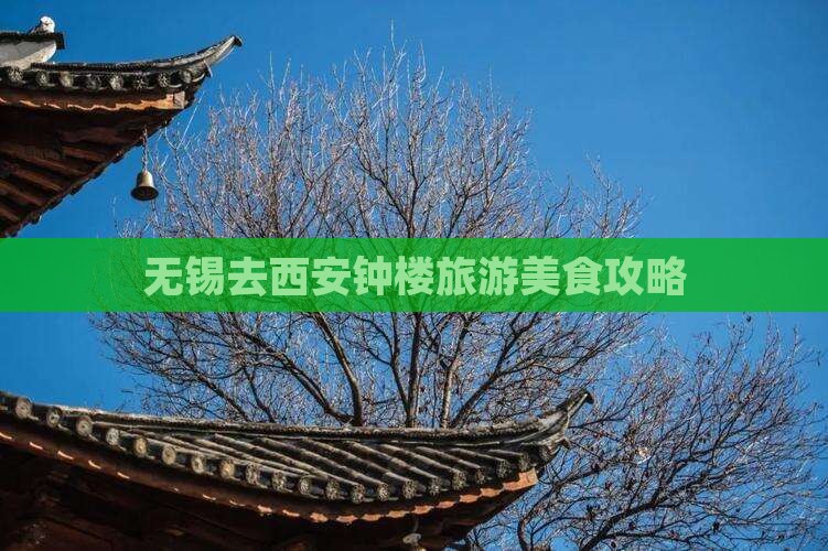 无锡去西安钟楼旅游小吃