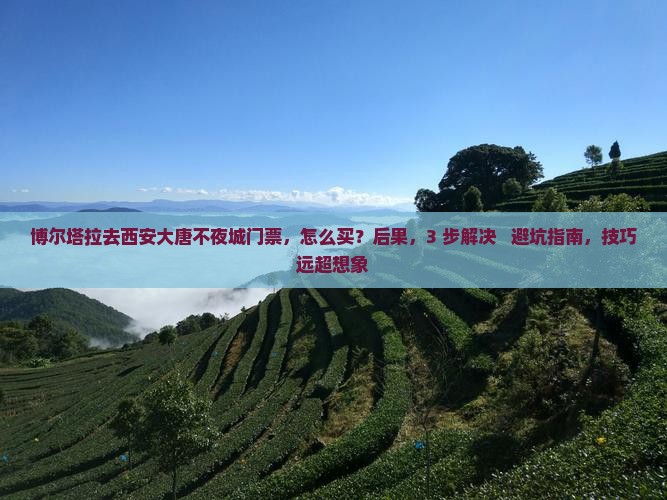 博尔塔拉去西安大唐不夜城门票