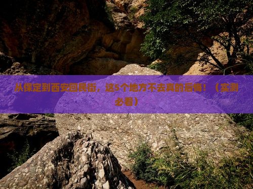 保定去西安回民街必去地