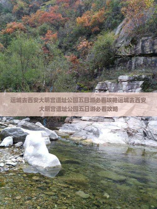 运城去西安大明宫国家遗址公园五日游