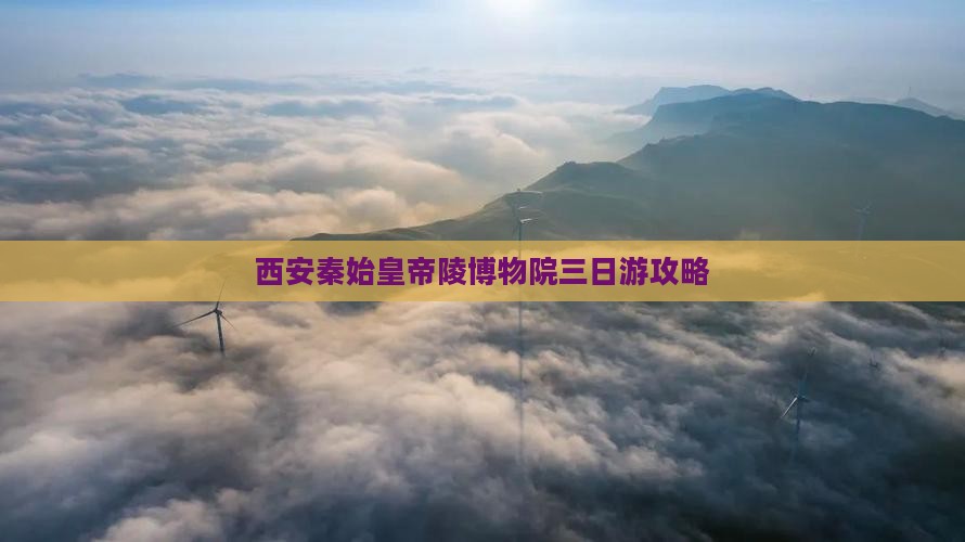 张北到西安秦始皇帝陵博物院三日游