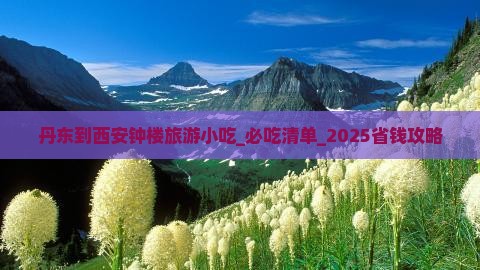 丹东到西安钟楼旅游小吃