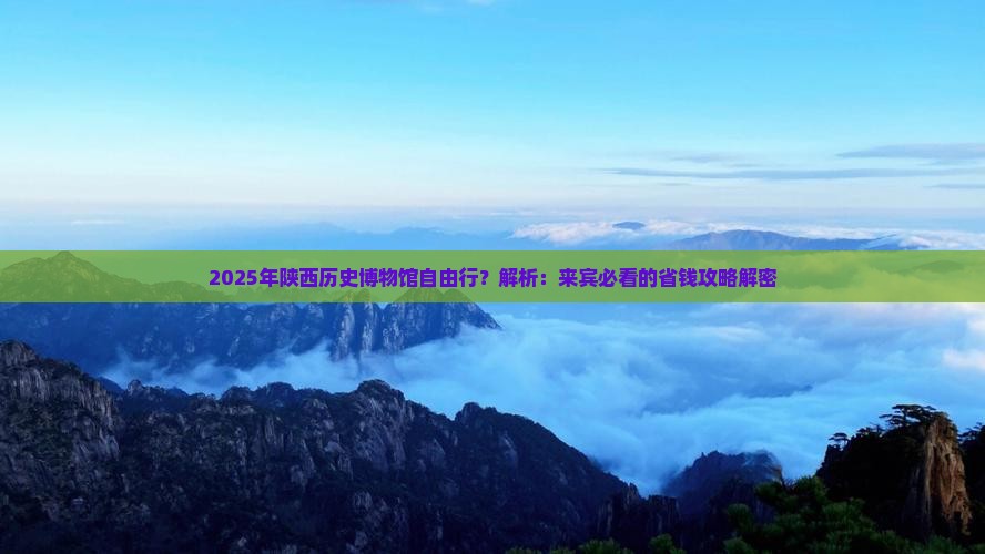 来宾到西安陕西历史博物馆自由行