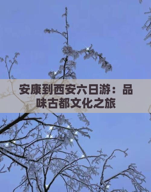 安康到西安回民街六日游