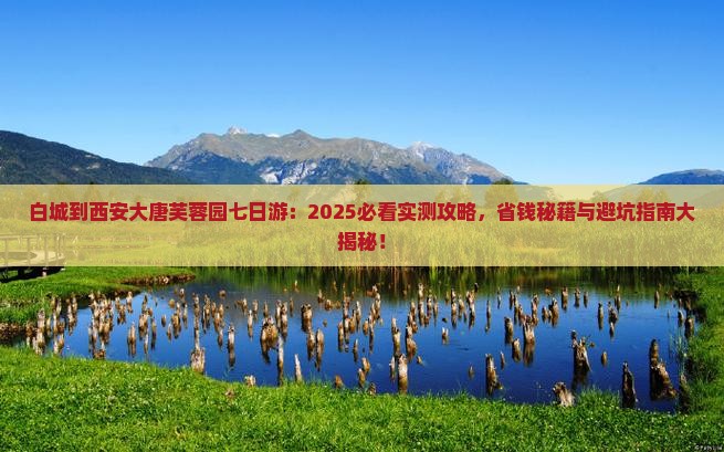 白城到西安大唐芙蓉园七日游