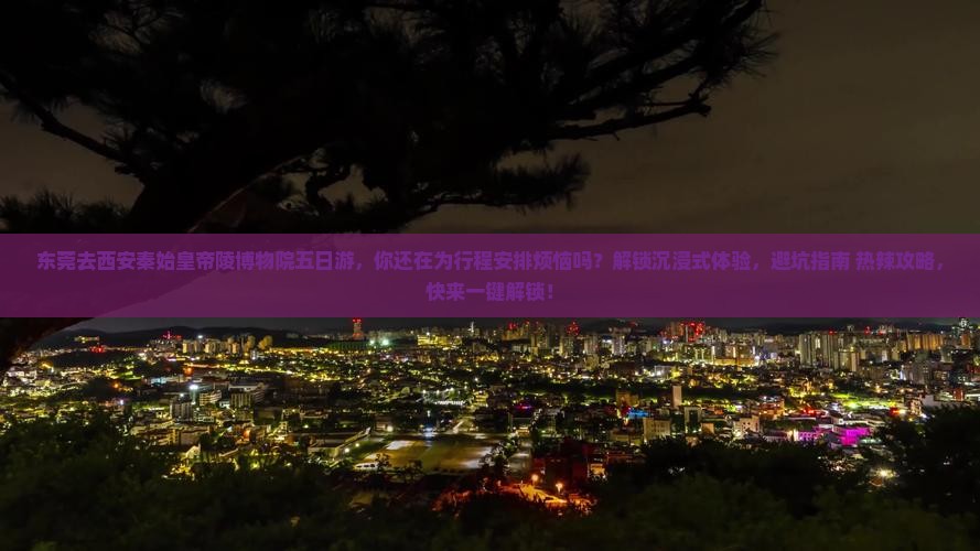 东莞去西安秦始皇帝陵博物院五日游
