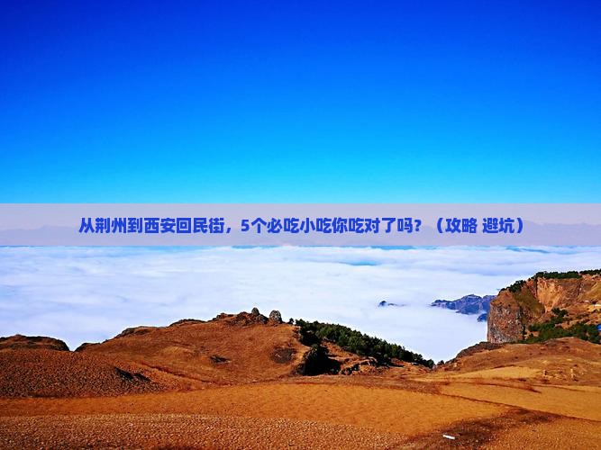 荆州到西安回民街旅游小吃