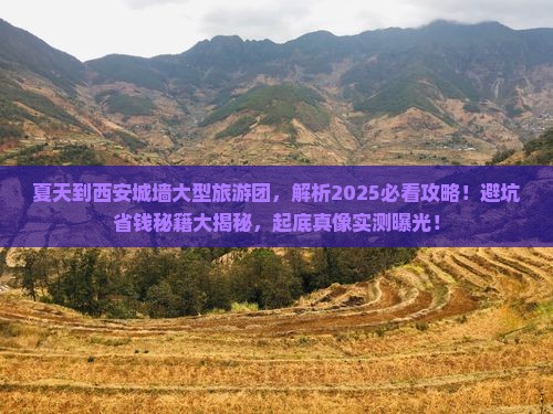 夏天到西安城墙大型旅游团