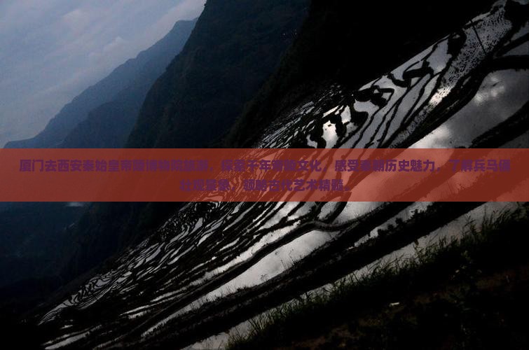 厦门去西安秦始皇帝陵博物院旅游