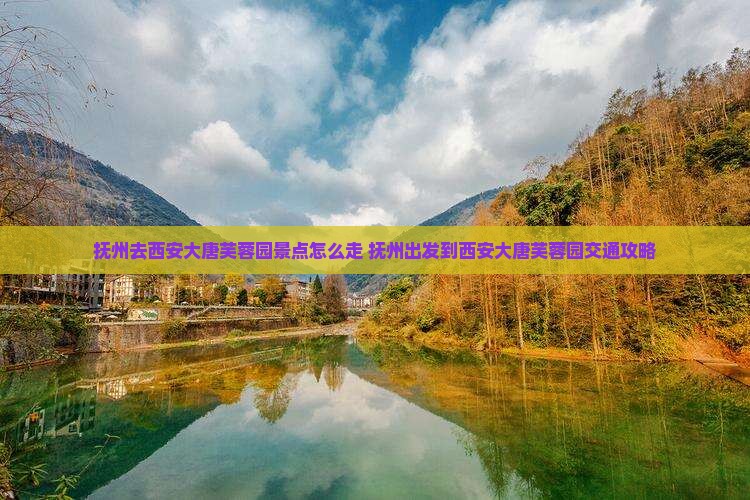 抚州去西安大唐芙蓉园景点