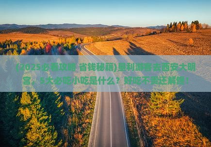 垦利到西安大明宫国家遗址公园旅游小吃