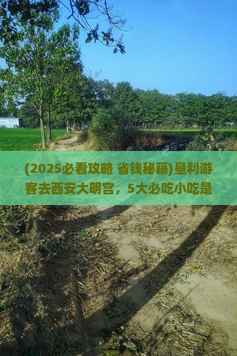 垦利到西安大明宫国家遗址公园旅游小吃