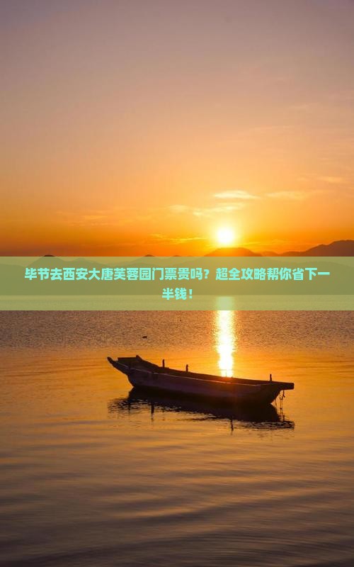 毕节去西安大唐芙蓉园门票