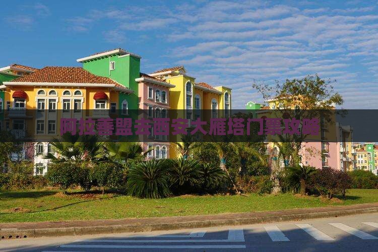 阿拉善盟去西安大雁塔门票