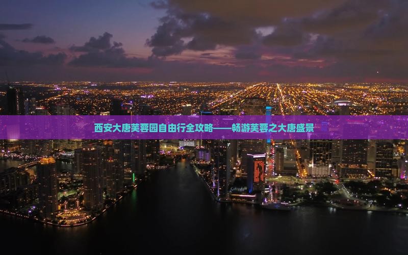 廊坊到西安大唐芙蓉园自由行