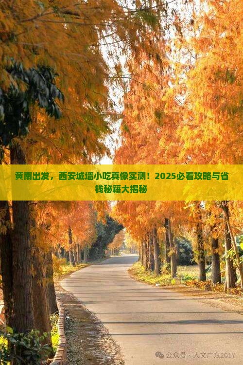 黄南到西安城墙旅游小吃