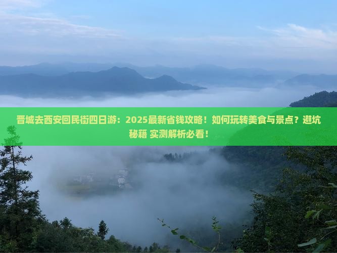晋城去西安回民街四日游