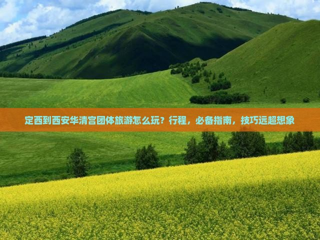 定西到西安华清宫团体旅游