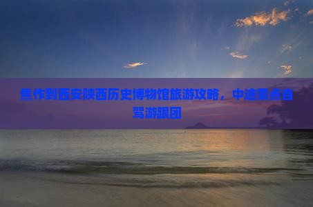 焦作到西安陕西历史博物馆旅游
