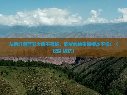 宿迁到西安大唐不夜城旅游小吃