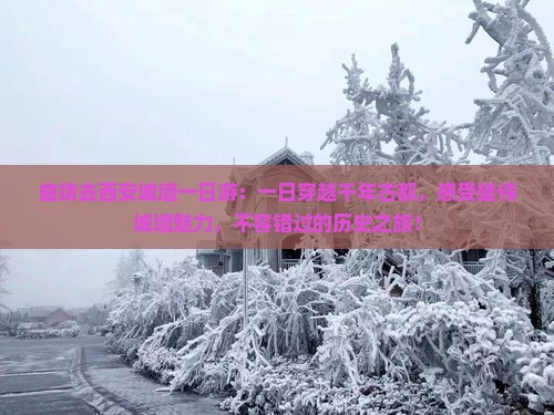 曲靖去西安城墙一日游
