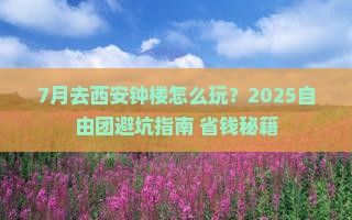 七月去西安钟楼自由团