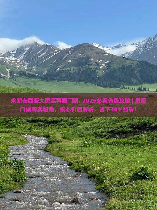 永新去西安大唐芙蓉园门票
