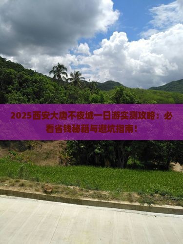 珠海去西安大唐不夜城一日游