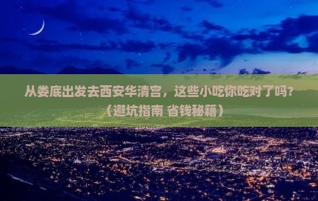 娄底去西安华清宫旅游小吃