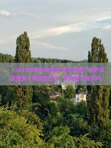 葫芦岛去西安大雁塔四日游