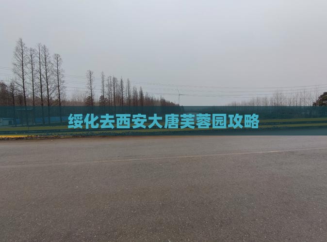 绥化去西安大唐芙蓉园攻略