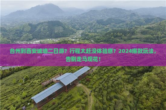 台州到西安城墙二日游