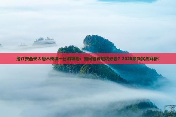 潜江去西安大唐不夜城一日游