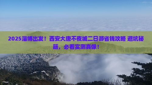 淄博到西安大唐不夜城二日游