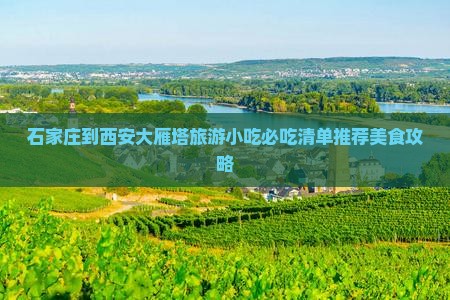 石家庄到西安大雁塔旅游小吃